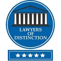 Lawyers of Distinction 5-star rating